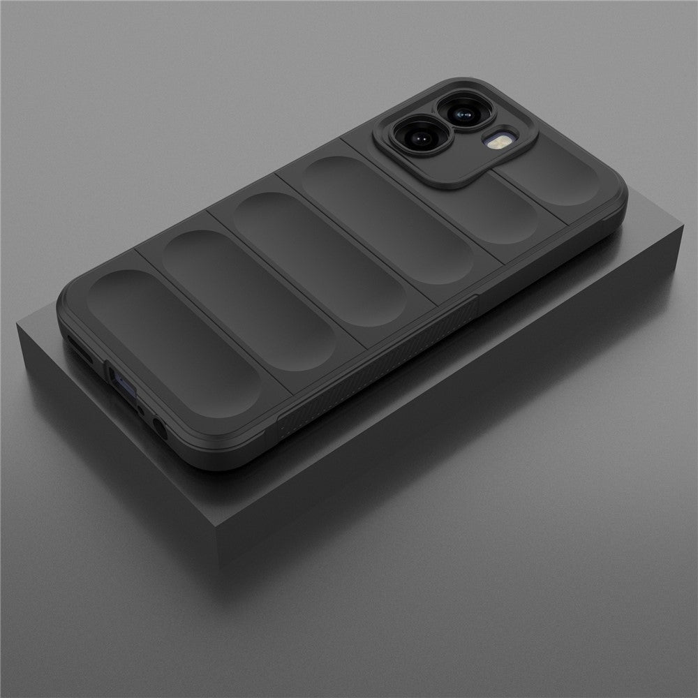 Skyddsfodral för Oppo A6 4G, Techsuit, Magic Shield, Svart