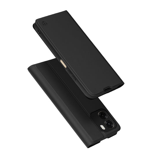 Fodral för Oppo A6 4G, Techsuit, Magskin Book, Svart