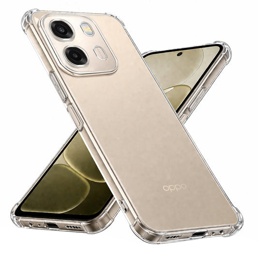 Skyddsfodral för Oppo A6 4G, Techsuit, Stötsäkert Klart, Transparent