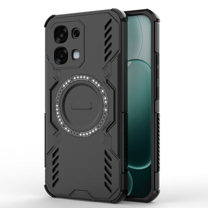 MagSafe-fodral för Oppo A6 Pro 5G / A6 Pro 4G, Techsuit, ArmorMag, Svart