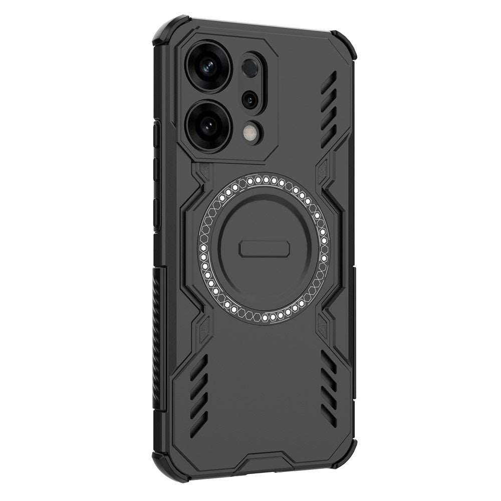 MagSafe-fodral för Oppo A6 Pro 5G / A6 Pro 4G, Techsuit, ArmorMag, Svart