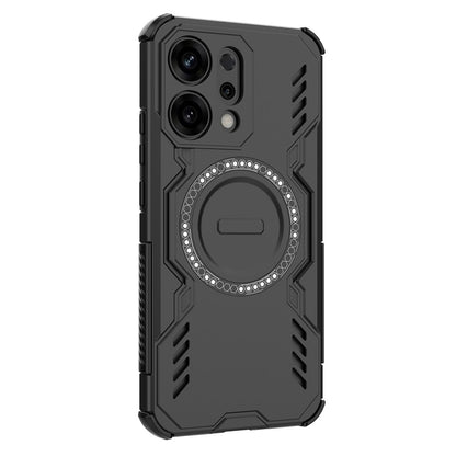 MagSafe-fodral för Oppo A6 Pro 5G / A6 Pro 4G, Techsuit, ArmorMag, Svart