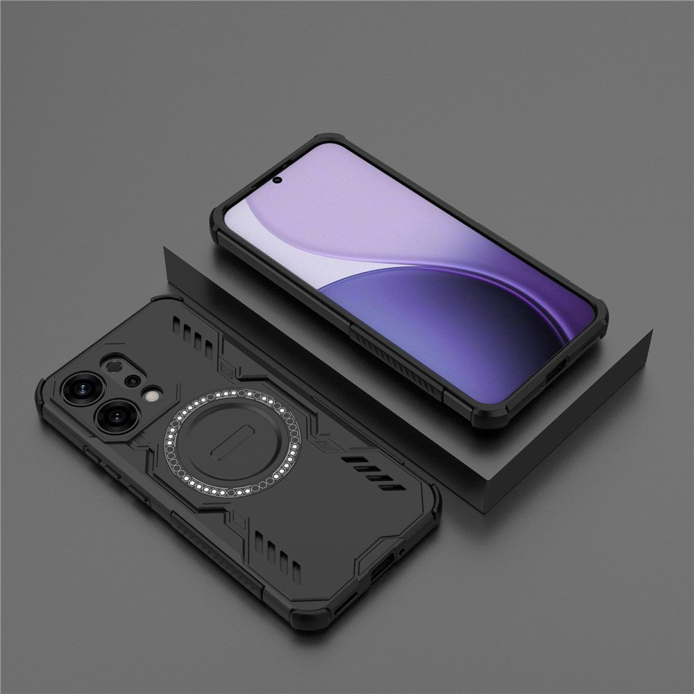 MagSafe-fodral för Oppo A6 Pro 5G / A6 Pro 4G, Techsuit, ArmorMag, Svart