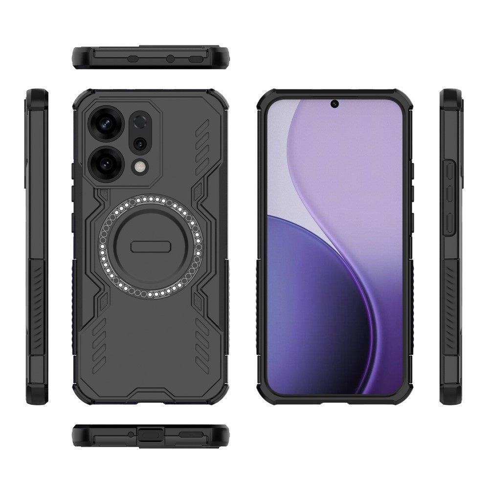 MagSafe-fodral för Oppo A6 Pro 5G / A6 Pro 4G, Techsuit, ArmorMag, Svart