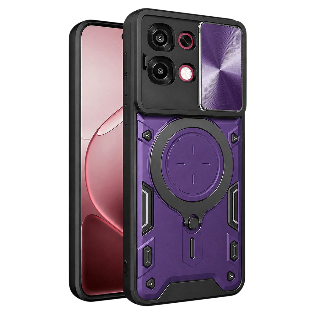 Fodral för Oppo A6 Pro 5G / A6 Pro 4G, Techsuit, CamGuard Pro, Lila