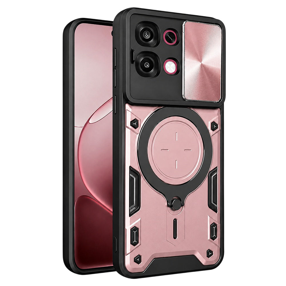 Fodral för Oppo A6 Pro 5G / A6 Pro 4G, Techsuit, CamGuard Pro, Rosa Guld