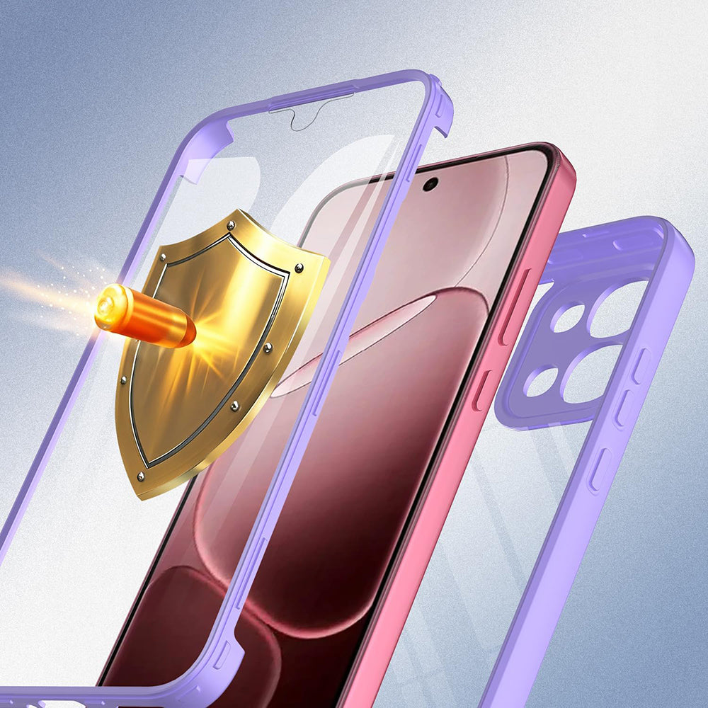 Fodral för Oppo A6 Pro 5G / A6 Pro 4G, Techsuit, ColorVerse 360, Lila