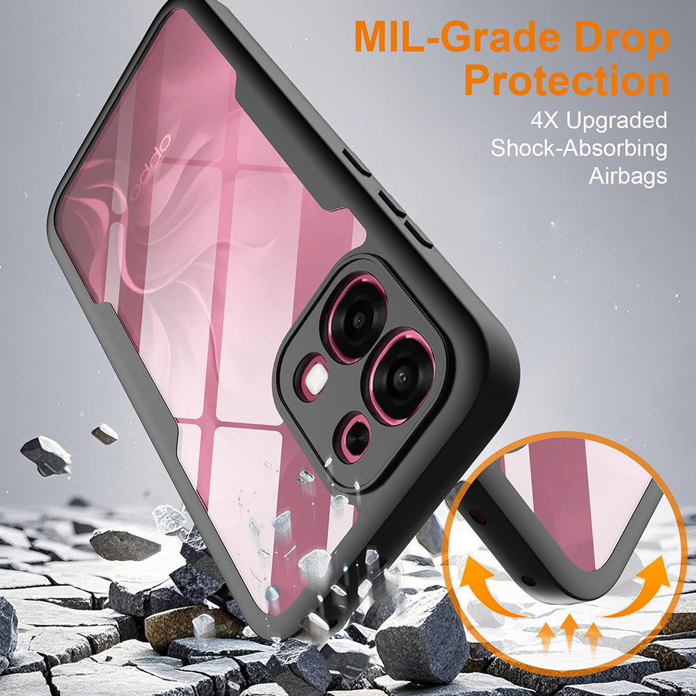 Skyddsfodral för Oppo A6 Pro 5G / A6 Pro 4G, Techsuit, ColorVerse 360, Svart