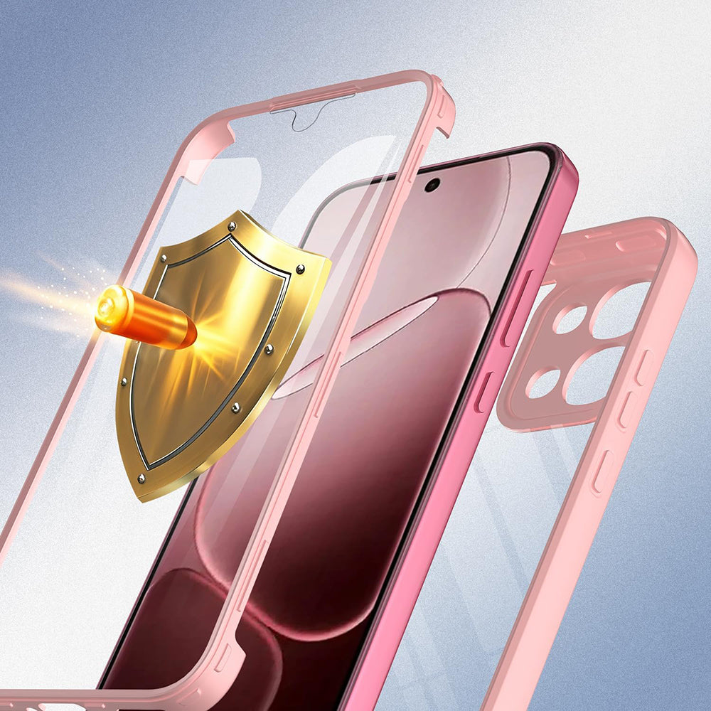 Fodral för Oppo A6 Pro 5G / A6 Pro 4G, Techsuit, ColorVerse 360, Rosa