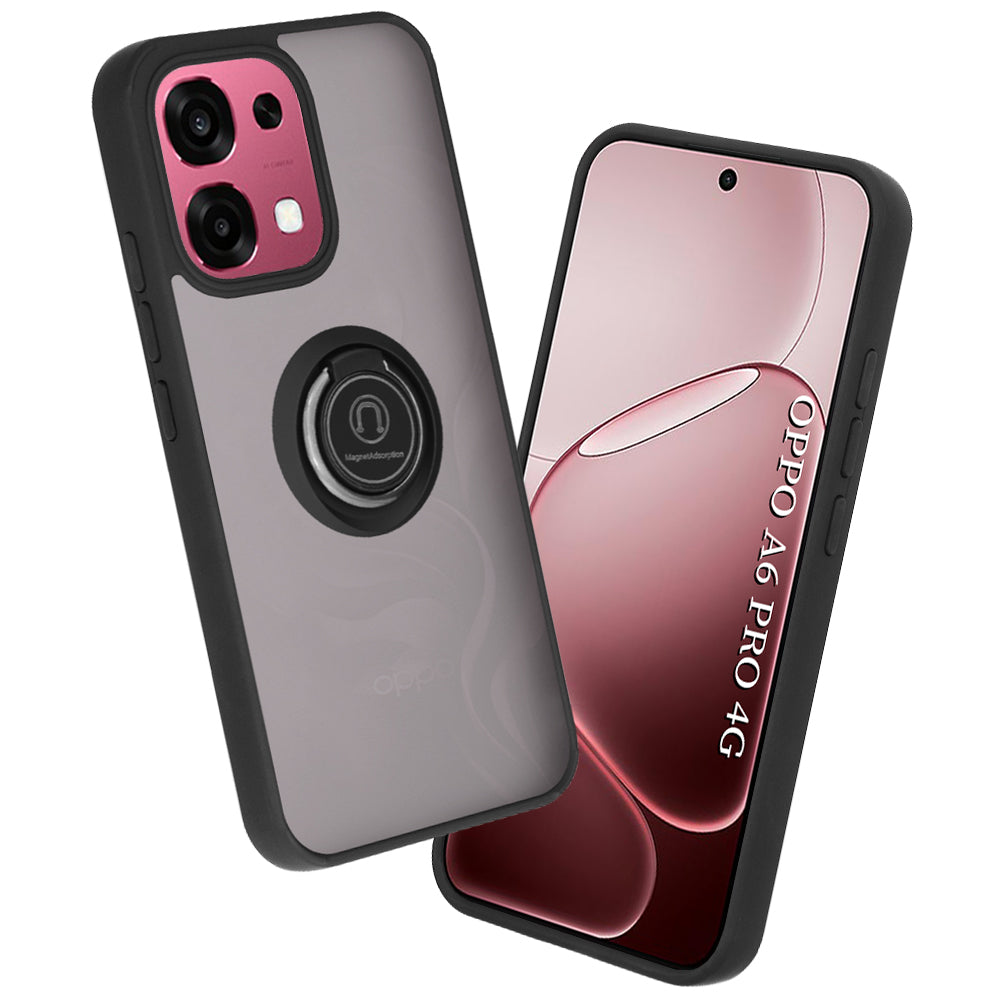 Fodral för Oppo A6 Pro 5G / A6 Pro 4G, Techsuit, Glinth, Svart