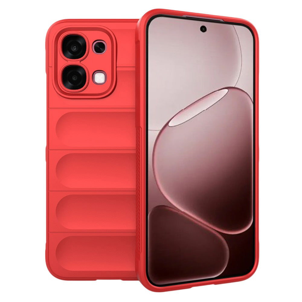 Fodral för Oppo A6 Pro 5G / A6 Pro 4G, Techsuit, Magic Shield, Röd