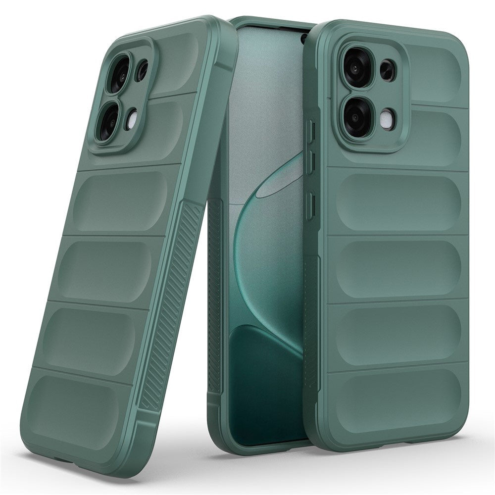 Fodral för Oppo A6 Pro 5G / A6 Pro 4G, Techsuit, Magic Shield, Grön