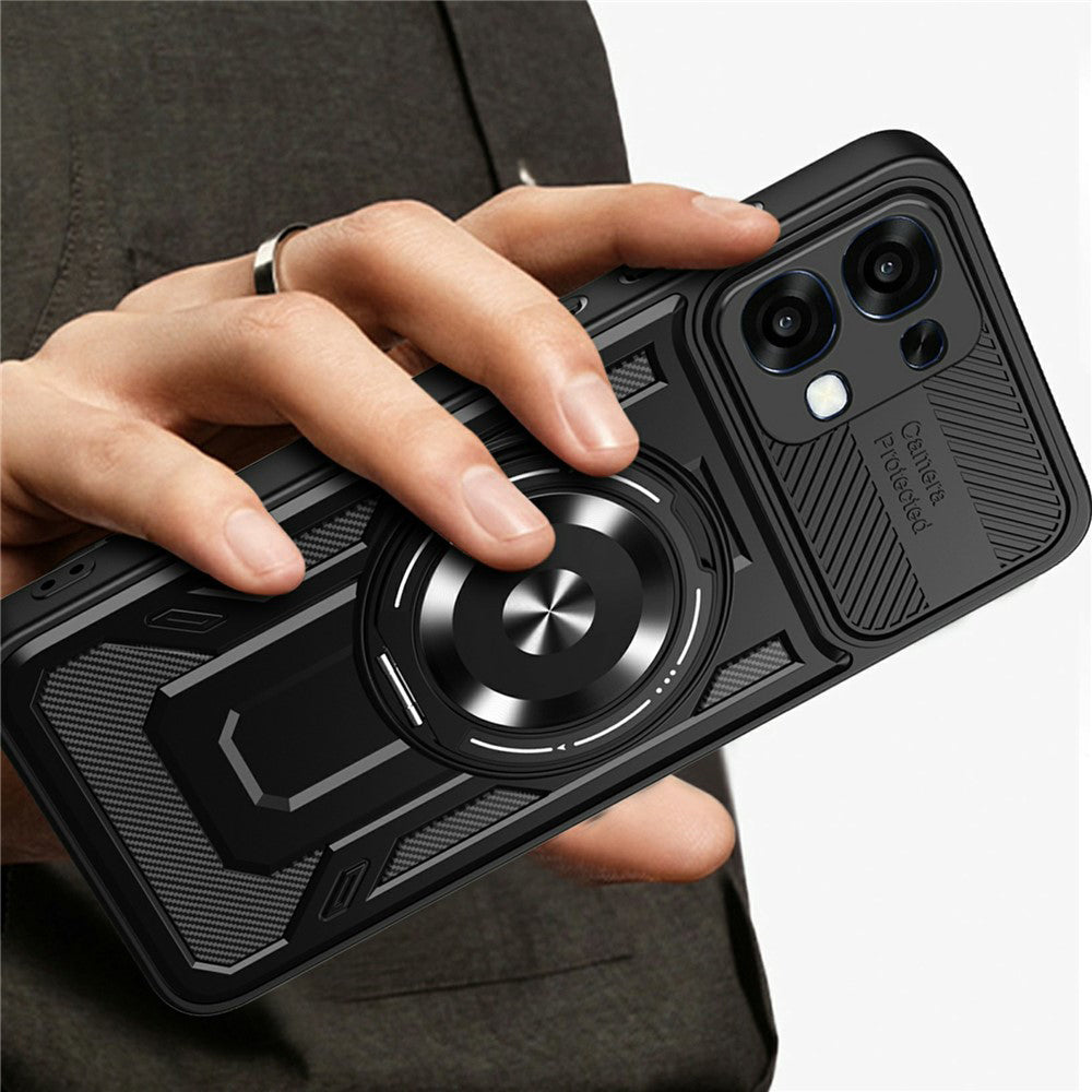 Fodral för Oppo A6 Pro 5G / A6 Pro 4G, Techsuit, RuggedCam, Grå