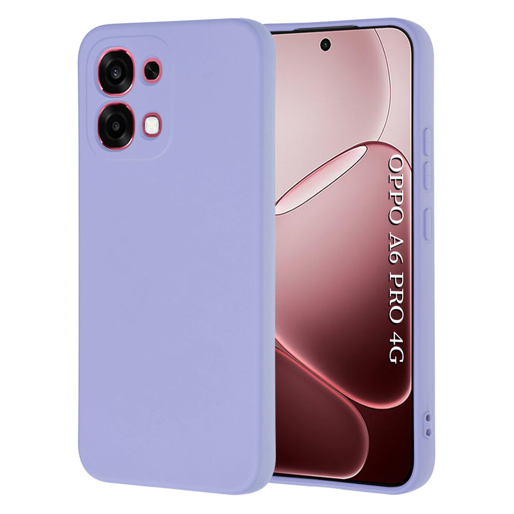Fodral för Oppo A6 Pro 5G / A6 Pro 4G, Techsuit, SoftFlex, Ljuslila