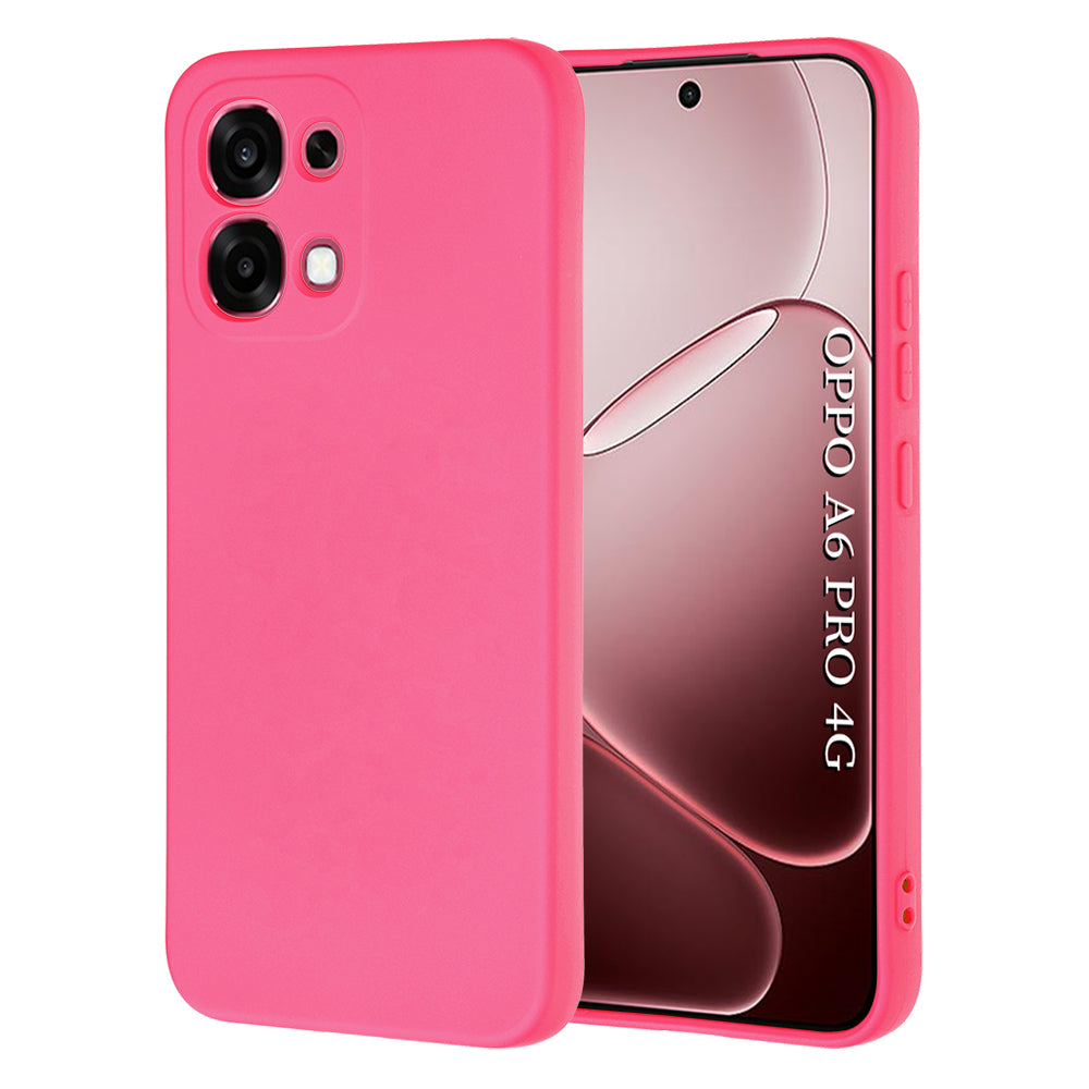 Fodral för Oppo A6 Pro 5G / A6 Pro 4G, Techsuit, SoftFlex, Mörkrosa