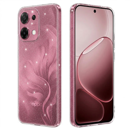 Fodral för Oppo A6 Pro 5G / A6 Pro 4G, Techsuit, SparkleSkin, Transparent
