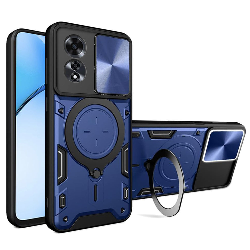 Fodral för Oppo A60, Techsuit, CamGuard Pro, Blå