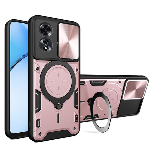 Fodral för Oppo A60, Techsuit, CamGuard Pro, Roséguld