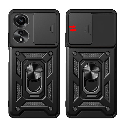 Fodral för Oppo A60, Techsuit, CamShield, Svart