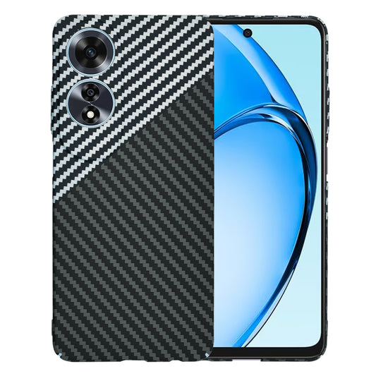 Fodral för Oppo A60, Techsuit, Carbonite FiberShell, Svart Grå
