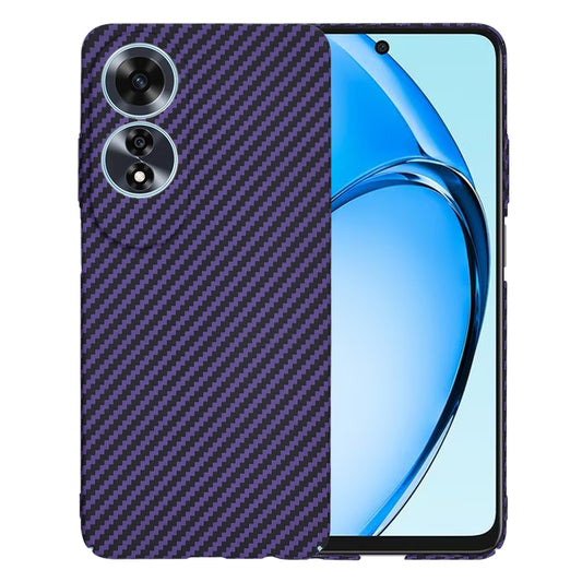 Fodral för Oppo A60, Techsuit, Carbonite FiberShell, Lila