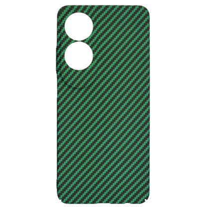 Fodral för Oppo A60, Techsuit, Carbonite FiberShell, Grön