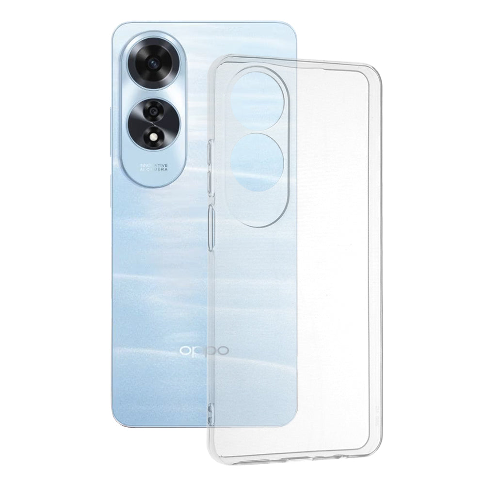 Fodral för Oppo A60, Techsuit, Klar, Transparent