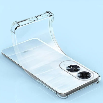 Fodral för Oppo A60, Techsuit, Stötsäker Klar, Transparent