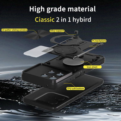 Fodral för Oppo A6k 4G / A6x 4G / A6x / A6 4G, Techsuit, CamGuard Pro, Blå