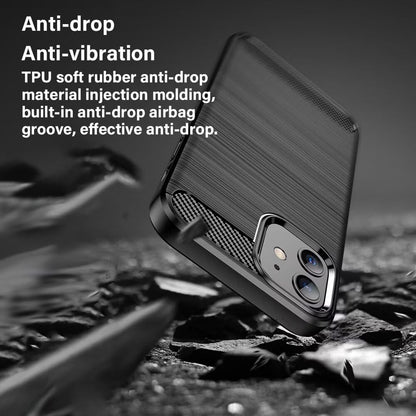 Fodral för Oppo A6k 4G / A6x 4G / A6x / A6 4G, Techsuit, Kolfiber, Blå
