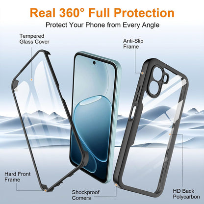 Fodral för Oppo A6k 4G / A6x 4G / A6x, Techsuit, ColorVerse 360, Blå