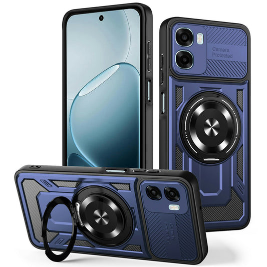 Fodral för Oppo A6k 4G / A6x 4G / A6x, Techsuit, RuggedCam, Blå