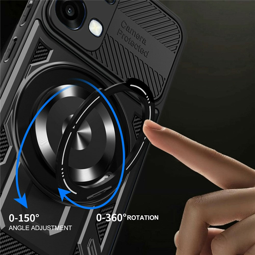 Fodral för Oppo A6k 4G / A6x 4G / A6x, Techsuit, RuggedCam, Blå
