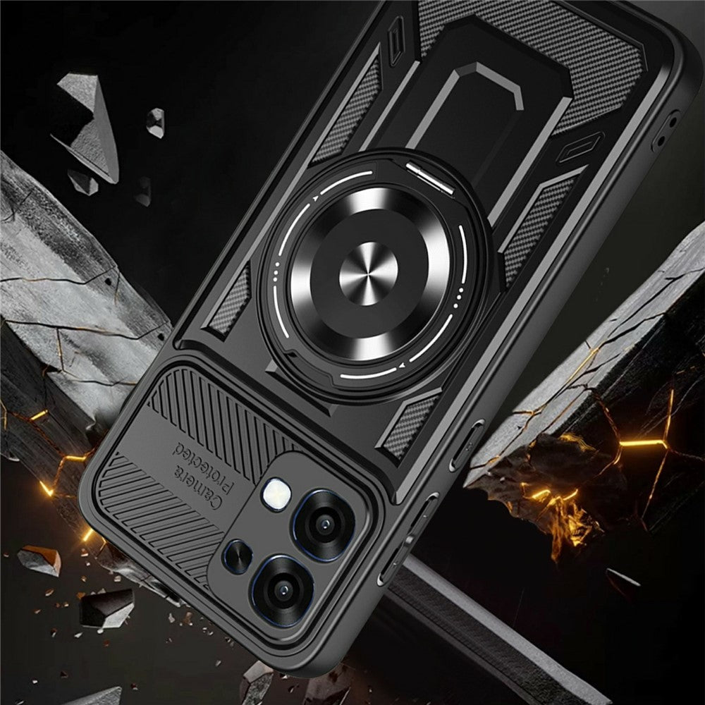 Fodral för Oppo A6k 4G / A6x 4G / A6x, Techsuit, RuggedCam, Blå