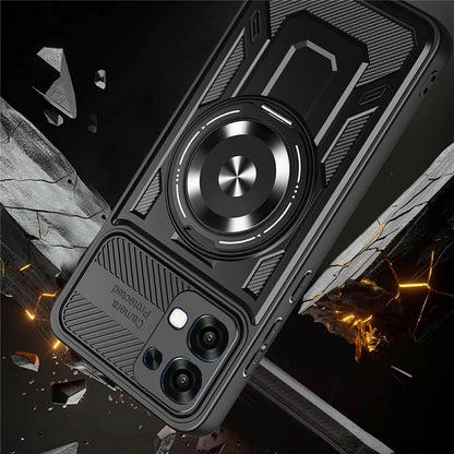 Fodral för Oppo A6k 4G / A6x 4G / A6x, Techsuit, RuggedCam, Blå