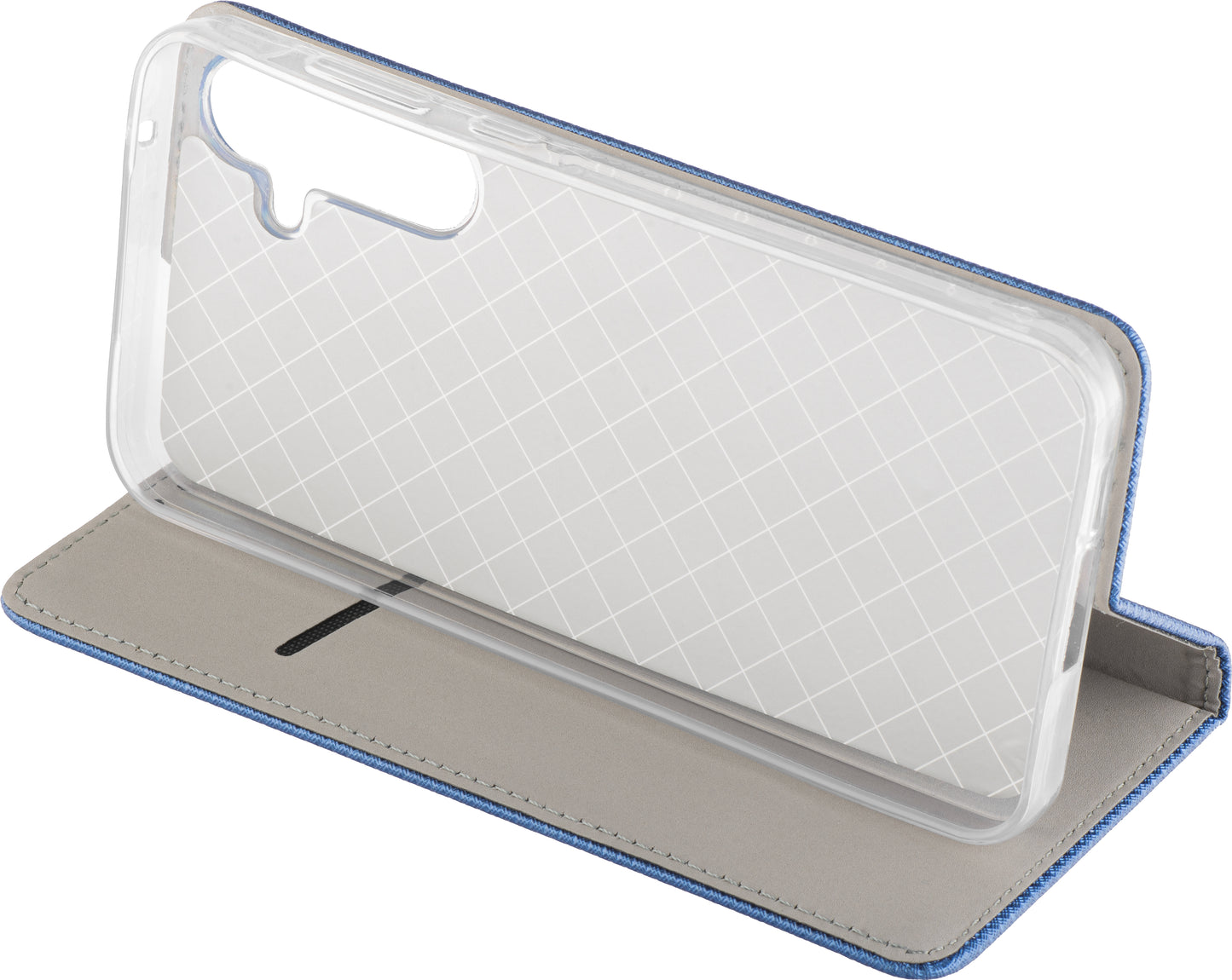 Fodral för Oppo A6x, OEM, Smart Magnet, Marinblå