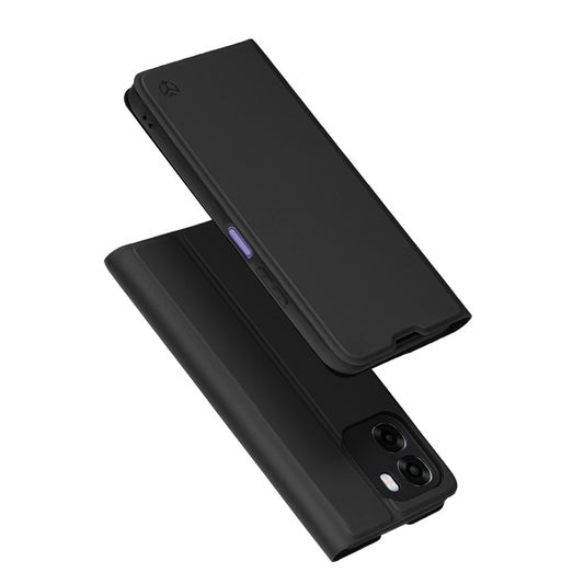 Fodral för Oppo A6x 4G / A6x, Techsuit, Magskin Book, Svart