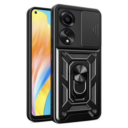 Fodral för Oppo A78 4G, Techsuit, CamShield, Svart