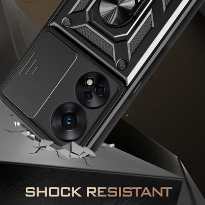 Fodral för Oppo A78 4G, Techsuit, CamShield, Svart
