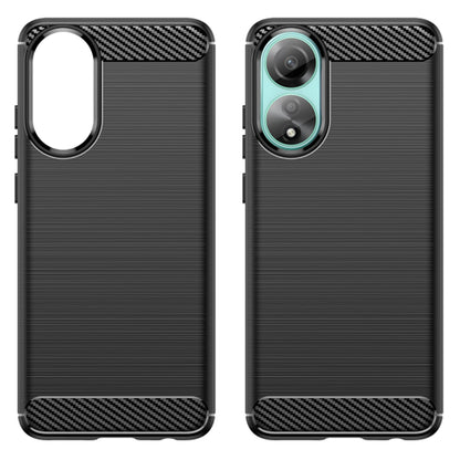 Fodral för Oppo A78 4G, Techsuit, Kolfiber, Svart