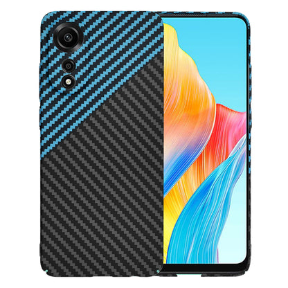 Fodral för Oppo A78 4G, Techsuit, Carbonite FiberShell, Svart Bleu