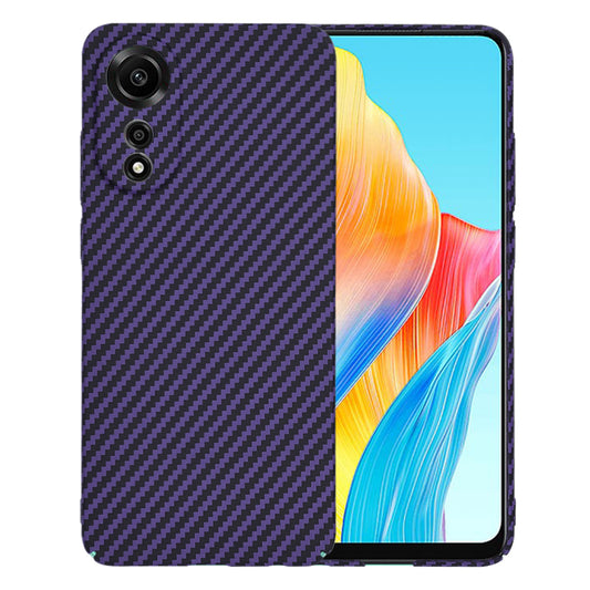 Fodral för Oppo A78 4G, Techsuit, Carbonite FiberShell, Lila
