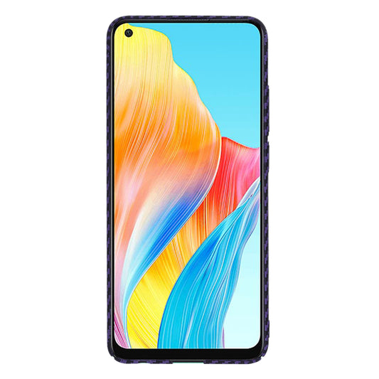 Fodral för Oppo A78 4G, Techsuit, Carbonite FiberShell, Lila