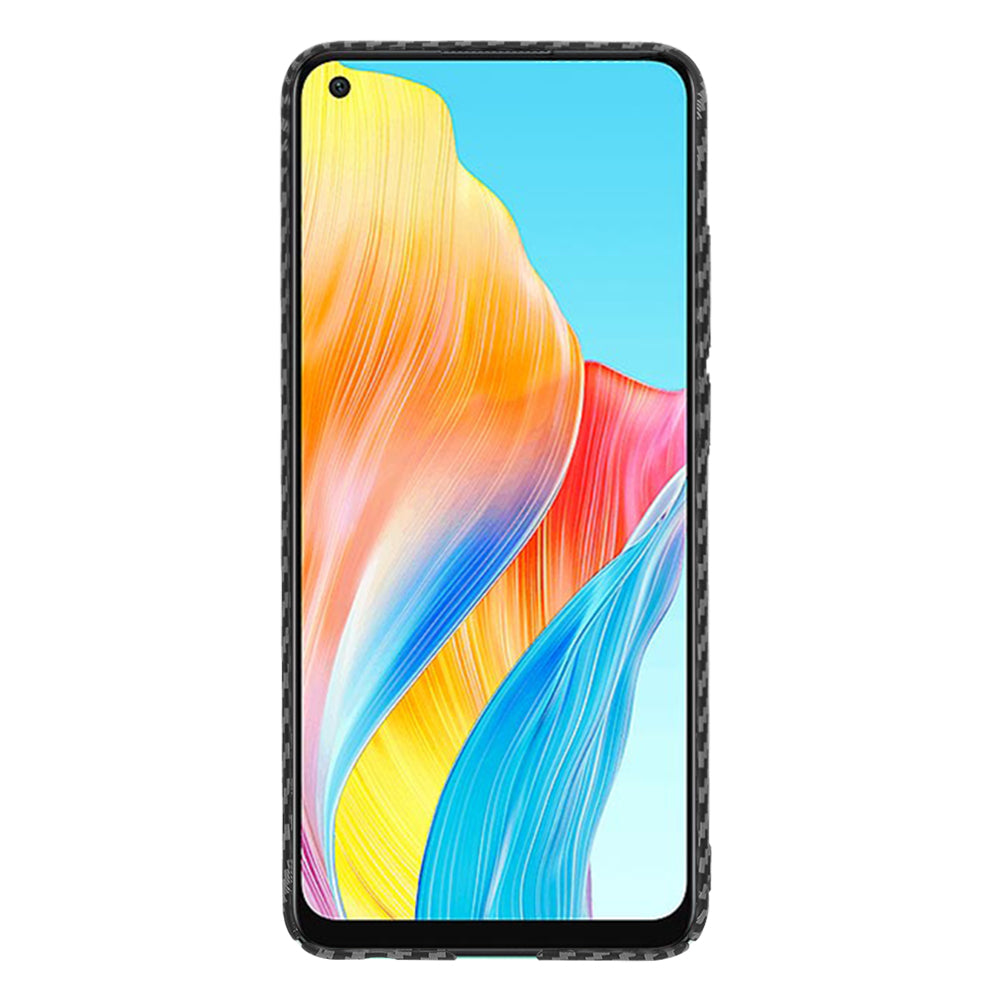 Fodral för Oppo A78 4G, Techsuit, Carbonite FiberShell, Svart