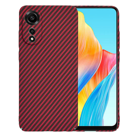 Fodral för Oppo A78 4G, Techsuit, Carbonite FiberShell, Röd