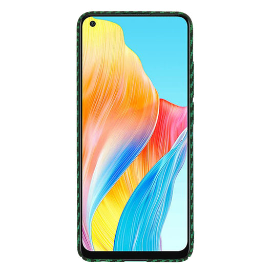 Fodral för Oppo A78 4G, Techsuit, Carbonite FiberShell, Grön