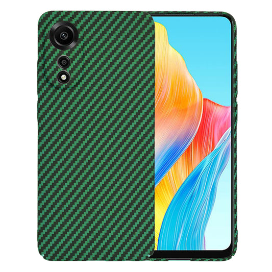 Fodral för Oppo A78 4G, Techsuit, Carbonite FiberShell, Grön