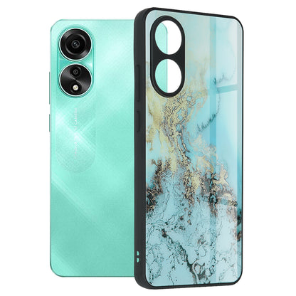Fodral för Oppo A78 4G, Techsuit, Glaze, Blå