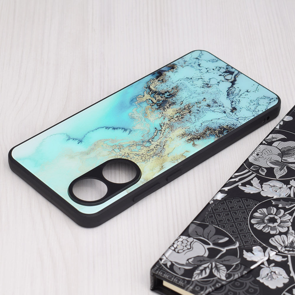 Fodral för Oppo A78 4G, Techsuit, Glaze, Blå
