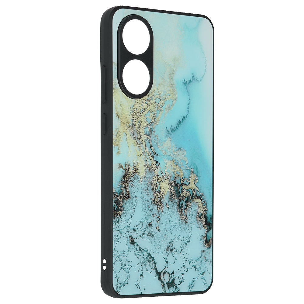 Fodral för Oppo A78 4G, Techsuit, Glaze, Blå